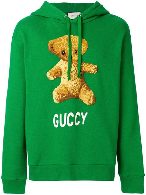 cally the bear hoodie gucci|gucci zip up hoodie.